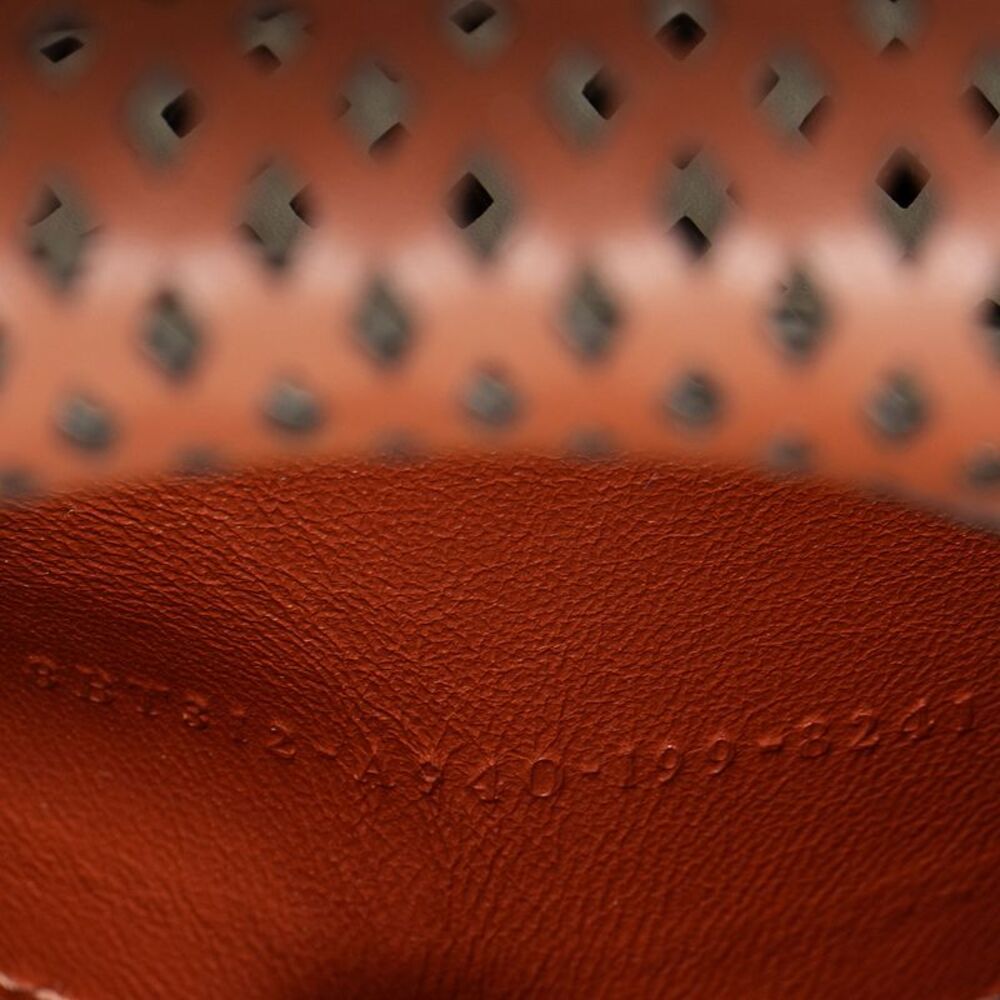 Fendi Perforated Leather Kan U Small Shoulder Bag - Picture 6 of 14